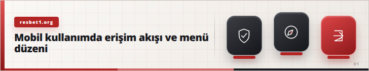 Mobil kullanımda erişim akışı ve menü düzeni | resbet1.org