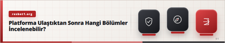 Platforma Ulaştıktan Sonra Hangi Bölümler İncelenebilir? | resbet1.org
