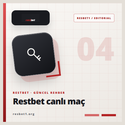 Restbet Canlı Maç Takibi | resbet1.org