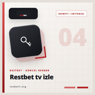 Restbet Tv İzle Kullanımı | resbet1.org